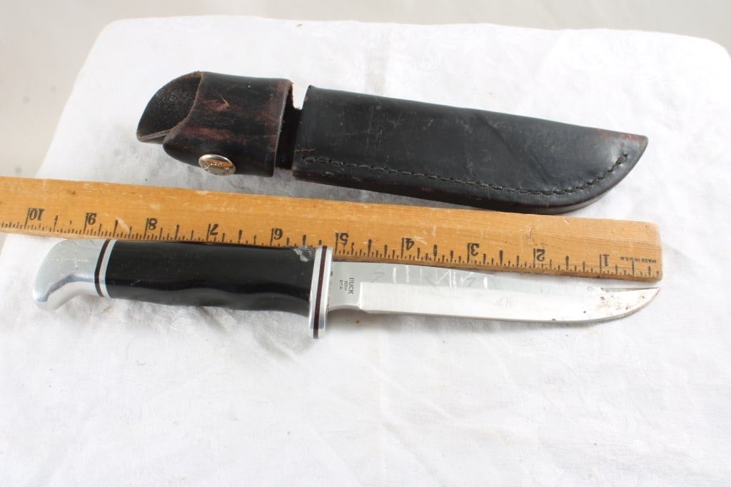 Buck Fixed Blade Knife Model 105 with Sheath - 2