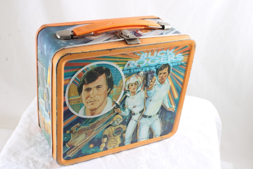 1979 Buck Rogers Metal Lunchbox NO THERMOS - 3