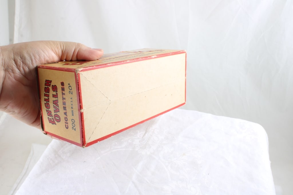 English Ovals Cigarettes 9 Packs in Carton Box - 10
