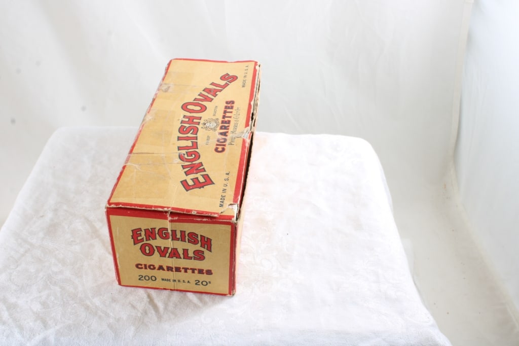 English Ovals Cigarettes 9 Packs in Carton Box - 8