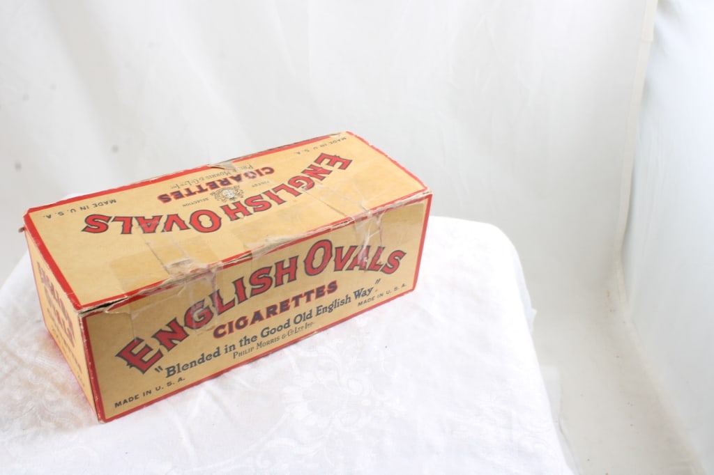 English Ovals Cigarettes 9 Packs in Carton Box - 9