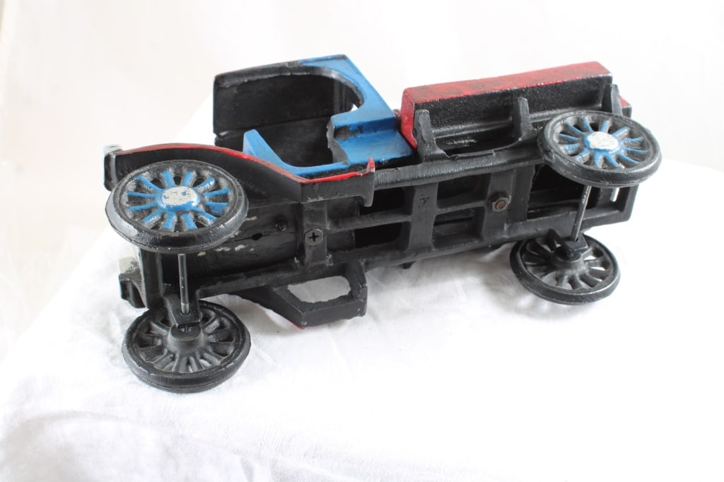 2 Cast Iron Toys C Cap Truck & Race Car - 13