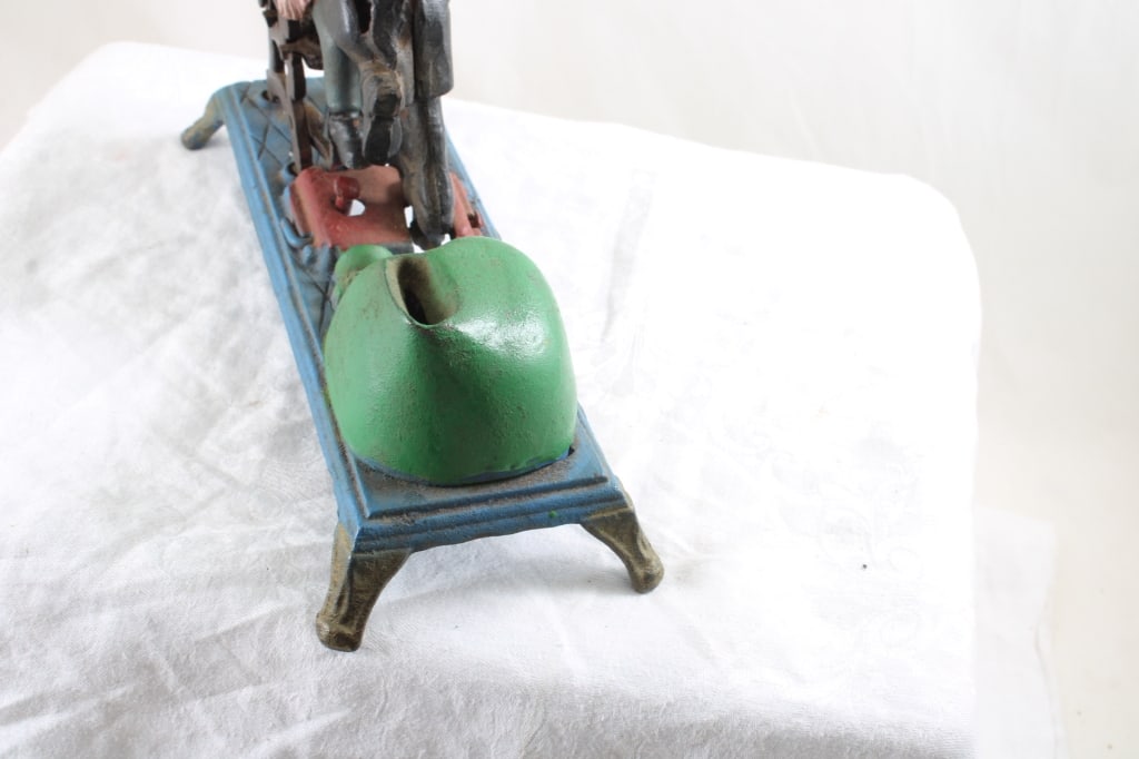 Reproduction Cast Iron Mechanical Dentist Bank - 5
