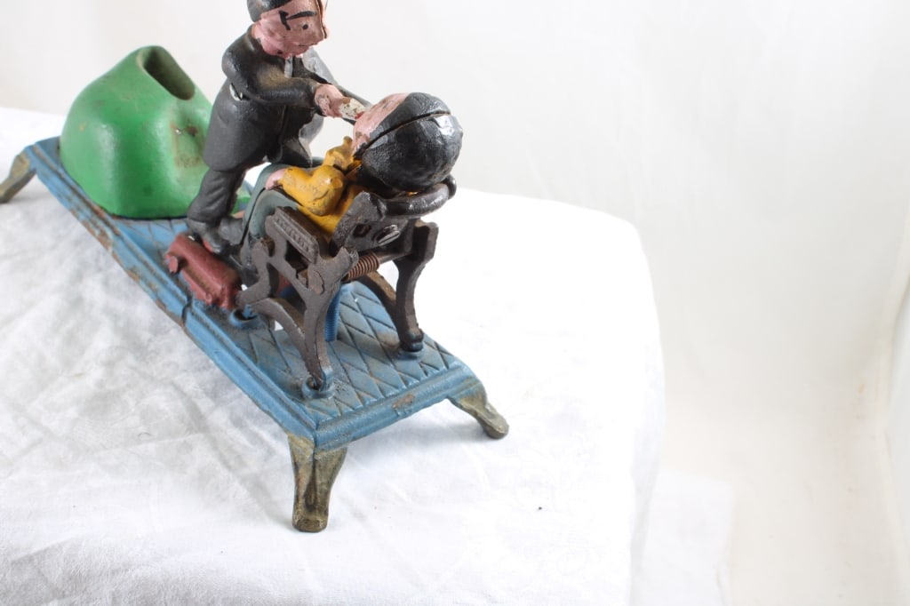 Reproduction Cast Iron Mechanical Dentist Bank - 8