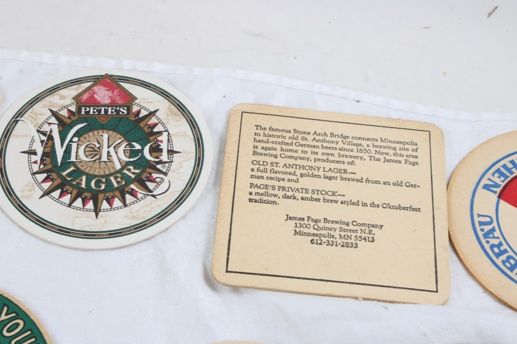 13 Beer Coasters & 5 Bottle Openers - 13
