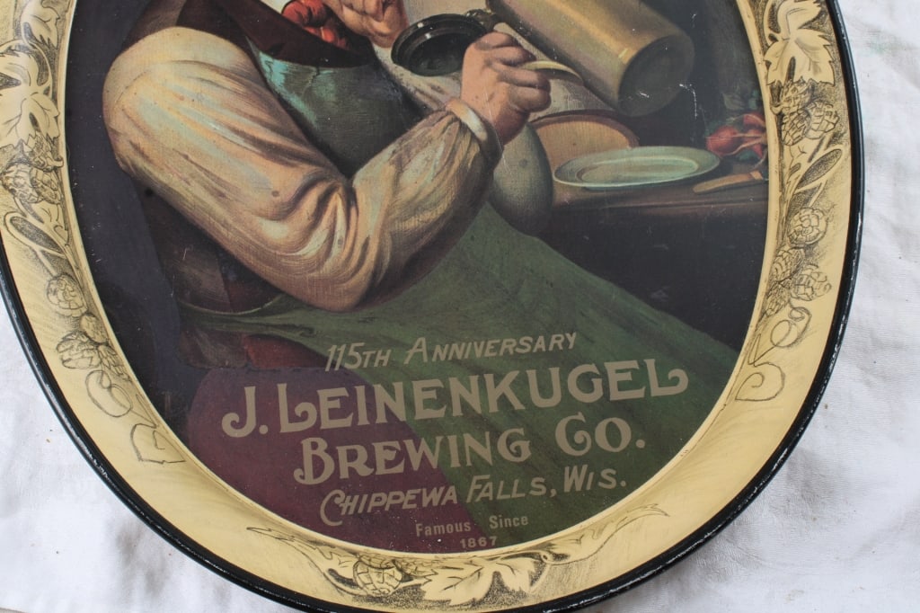 J Leinenkugel & Jack Daniels Metal Bar Trays - 2