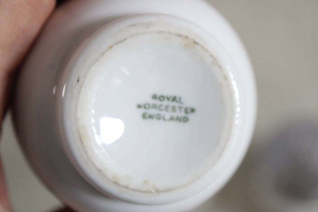 10 Royal Worcester England Egg Coddlers - 12