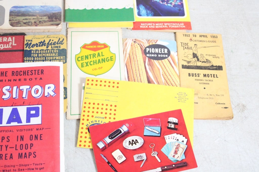 Mid-Century Tour Guides, City Maps &Train Routes - 13