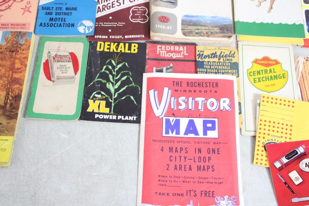 Mid-Century Tour Guides, City Maps &Train Routes - 14