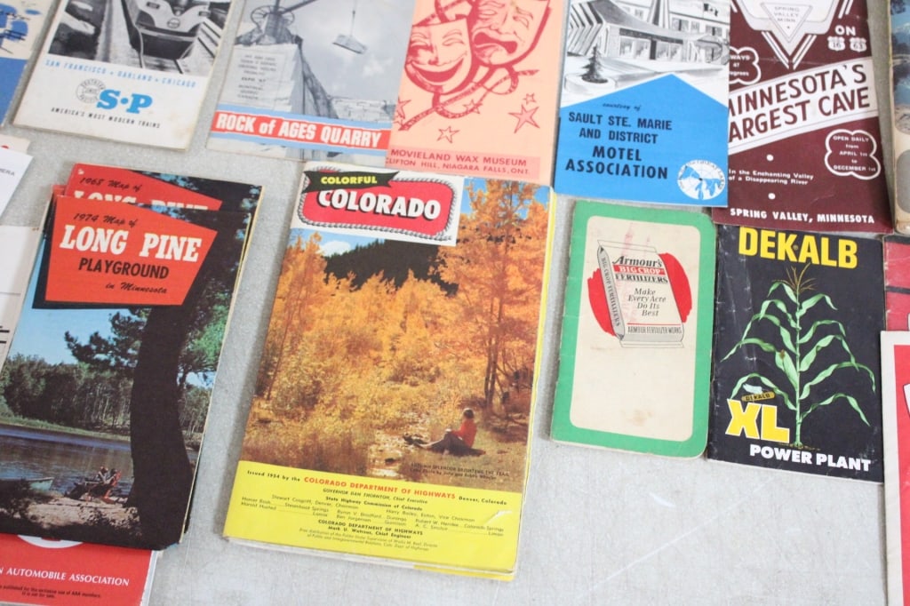 Mid-Century Tour Guides, City Maps &Train Routes - 15