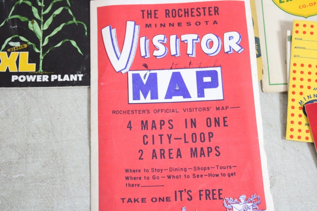 Mid-Century Tour Guides, City Maps &Train Routes - 18