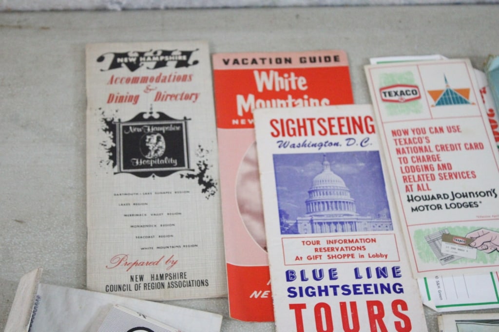 Mid-Century Tour Guides, City Maps &Train Routes - 2