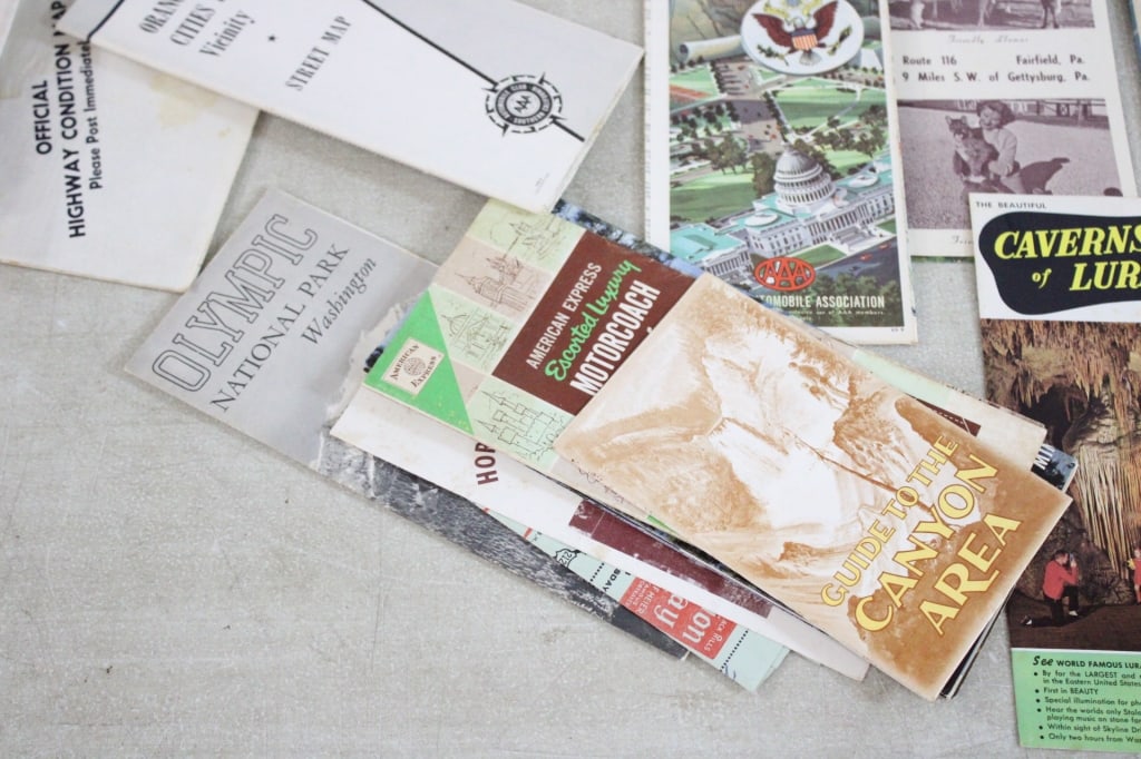 Mid-Century Tour Guides, City Maps &Train Routes - 4