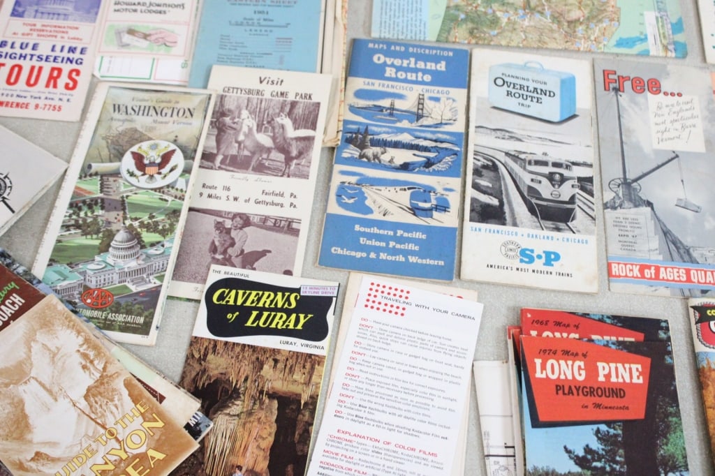 Mid-Century Tour Guides, City Maps &Train Routes - 6