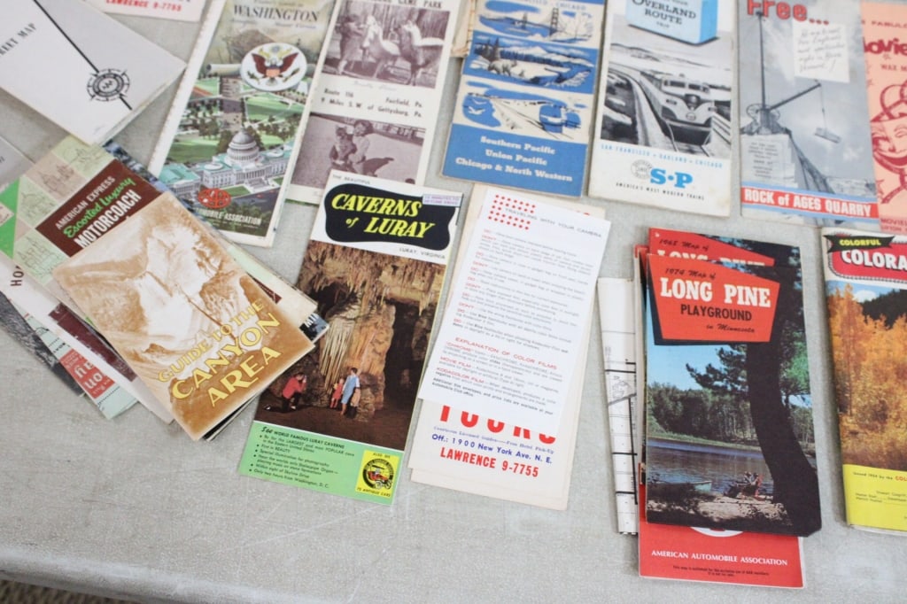 Mid-Century Tour Guides, City Maps &Train Routes - 7