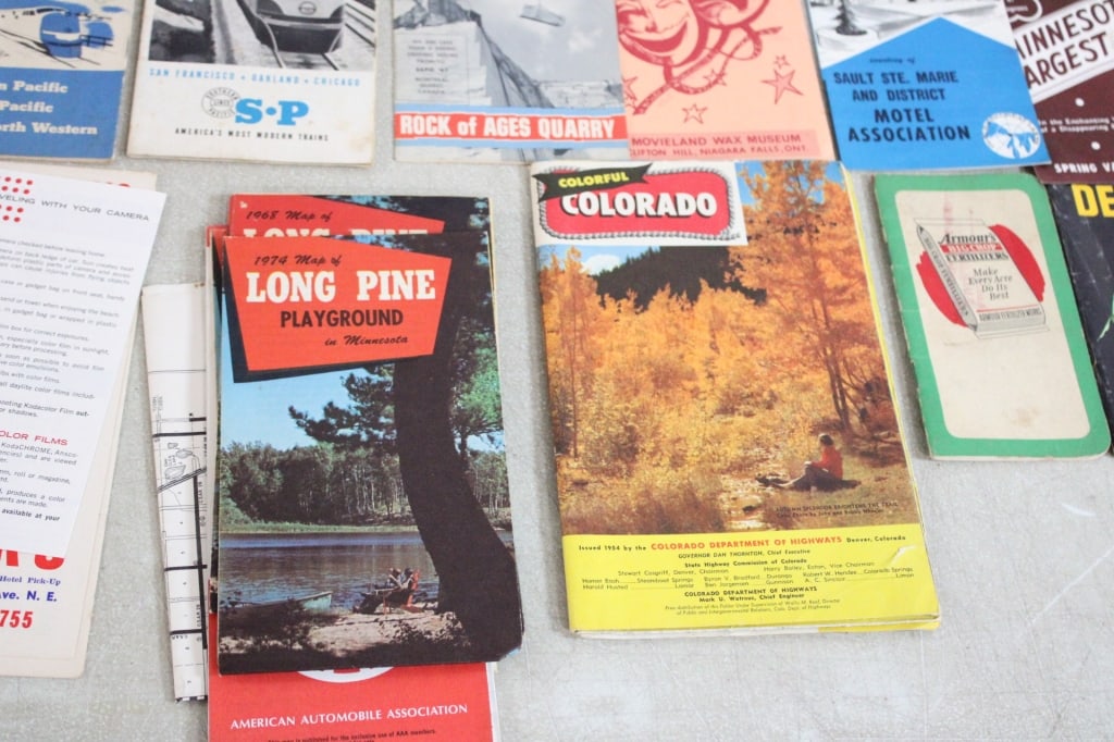 Mid-Century Tour Guides, City Maps &Train Routes - 8