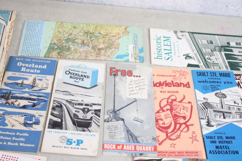 Mid-Century Tour Guides, City Maps &Train Routes - 9