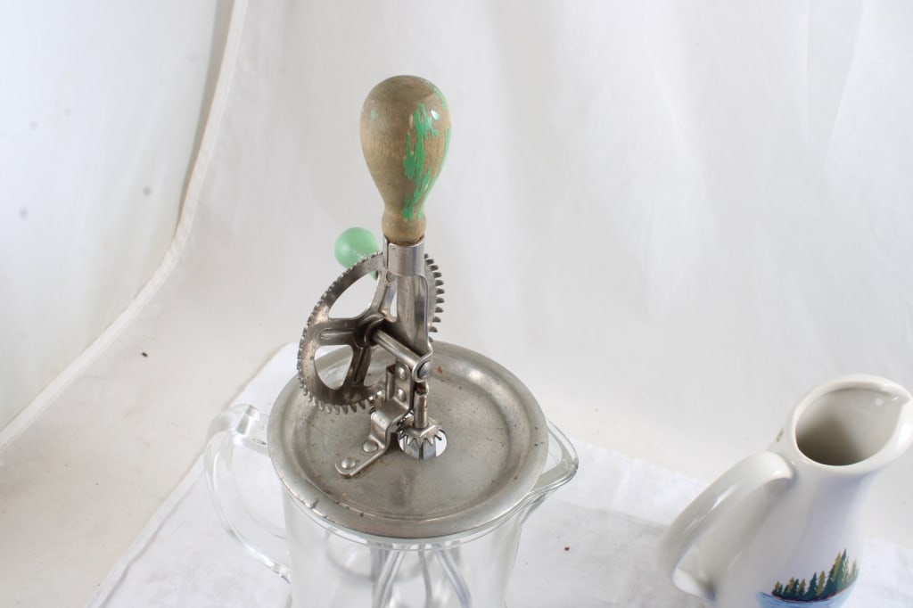 1923 A&J Egg Beater Jar, Red Wing Hamm's Pitcher - 12