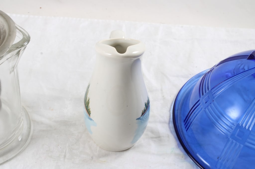 1923 A&J Egg Beater Jar, Red Wing Hamm's Pitcher - 6