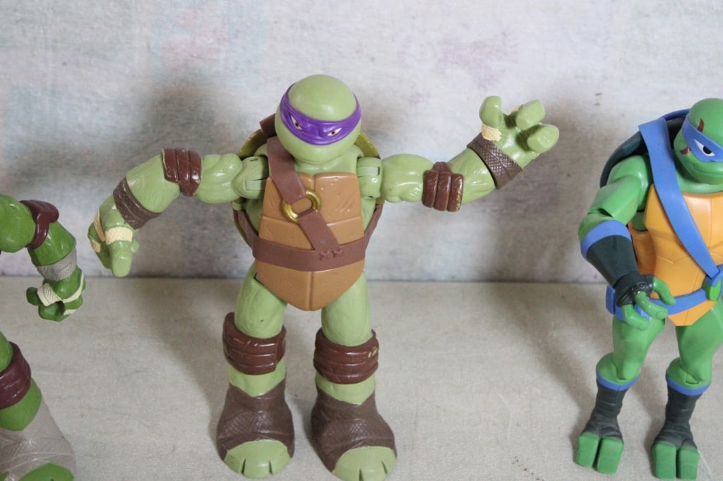 5 Playmate 12" Ninja Turtle Action Figures - 3
