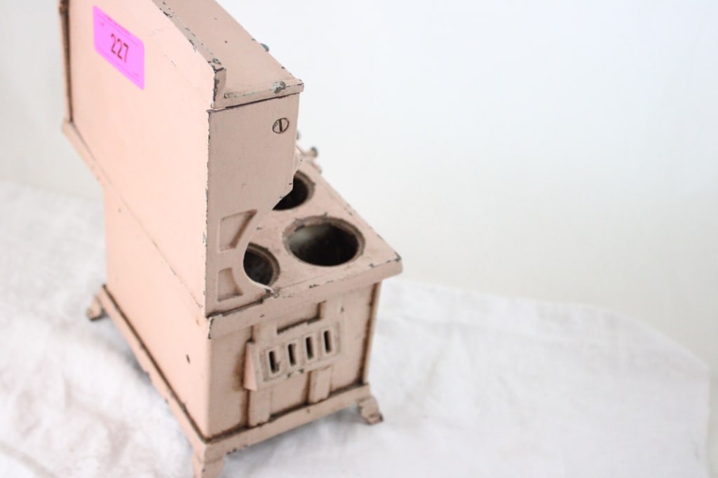 Blue Bird Cast Iron Child's Oven Stove - 13