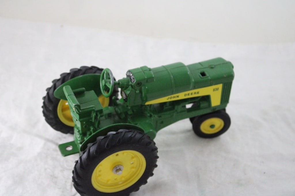 3 John Deere Die Cast Tractors #630, #6410 & D - 14