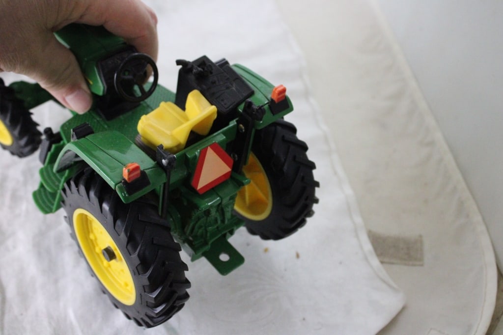 3 John Deere Die Cast Tractors #630, #6410 & D - 3