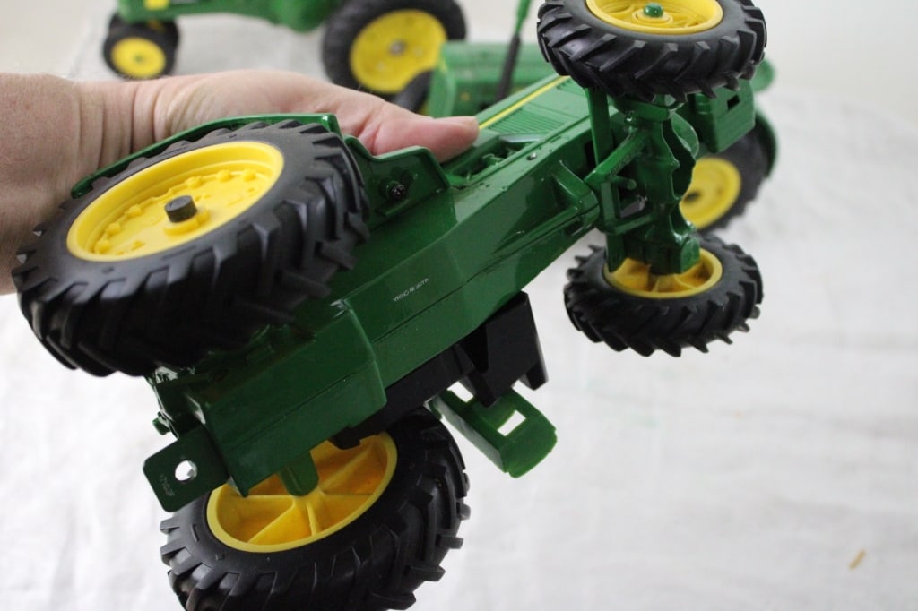 3 John Deere Die Cast Tractors #630, #6410 & D - 6