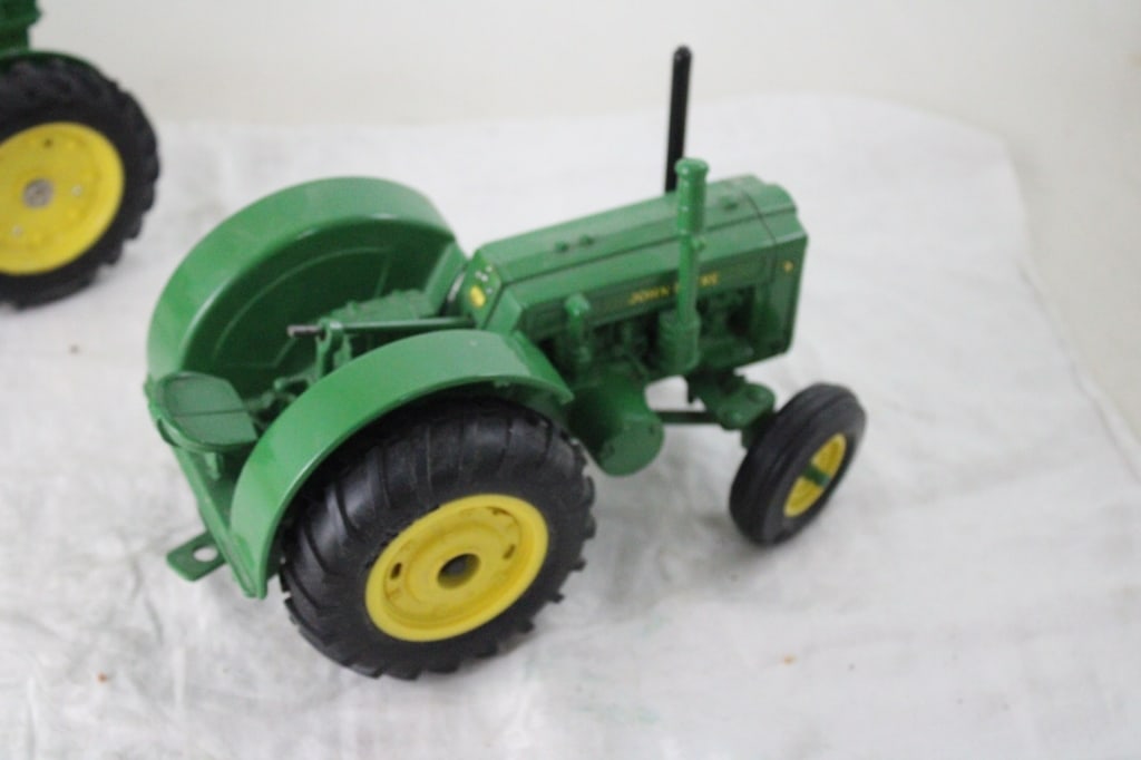 3 John Deere Die Cast Tractors #630, #6410 & D - 9