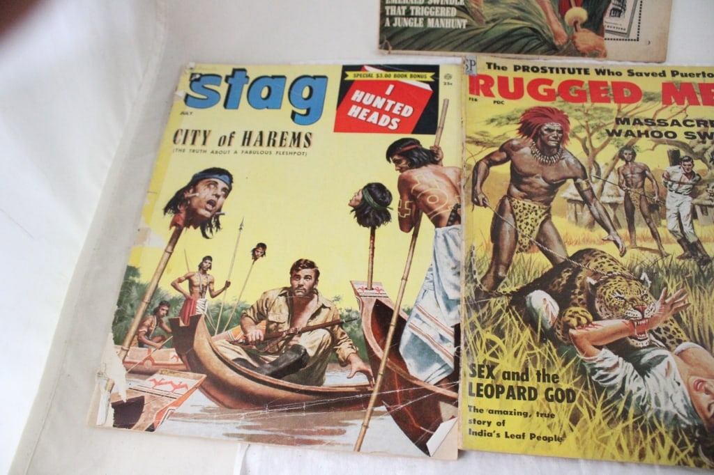 4 Men's Magazines '50s, 3 Wehman Bros Booklets - 10