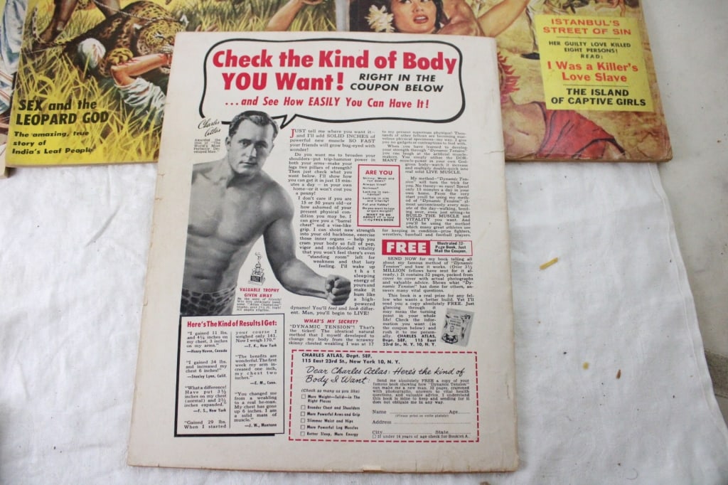 4 Men's Magazines '50s, 3 Wehman Bros Booklets - 12