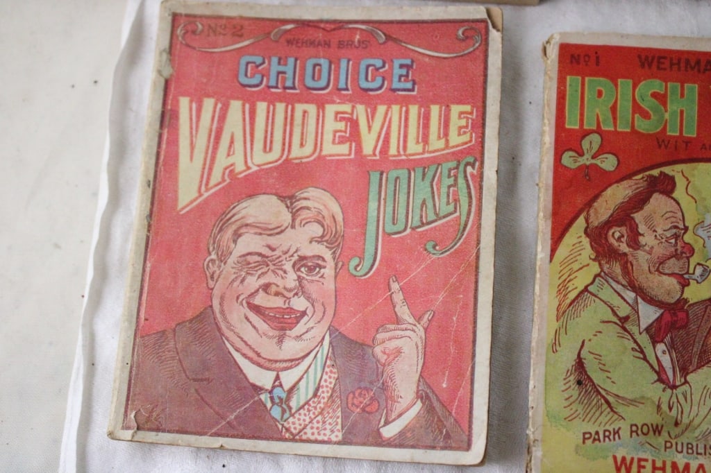 4 Men's Magazines '50s, 3 Wehman Bros Booklets - 2