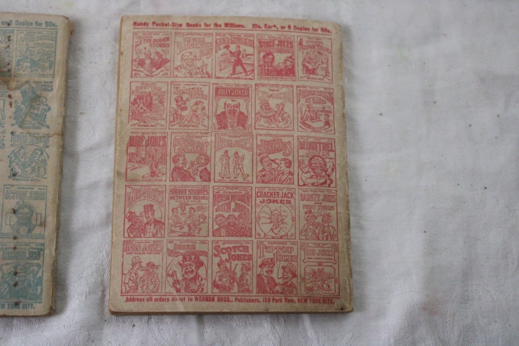 4 Men's Magazines '50s, 3 Wehman Bros Booklets - 5