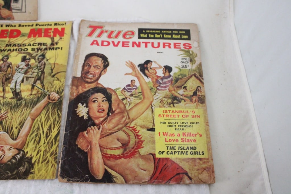 4 Men's Magazines '50s, 3 Wehman Bros Booklets - 8