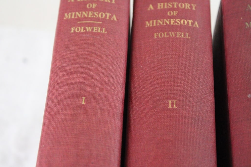 History of Minnesota Vol 1-4 WW Folwell Books - 11