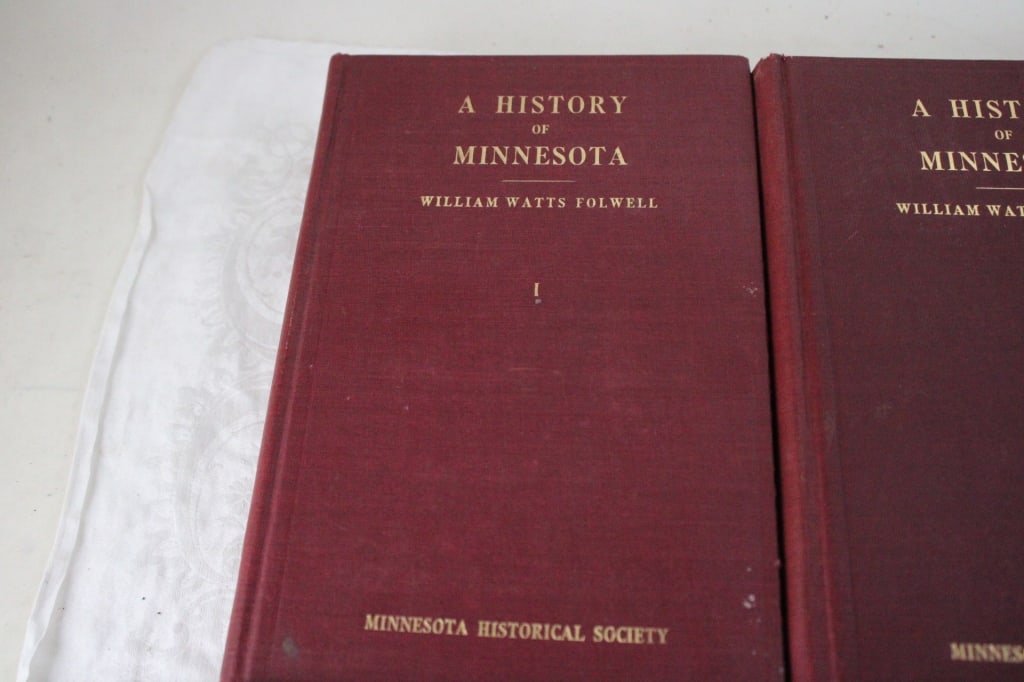 History of Minnesota Vol 1-4 WW Folwell Books - 2