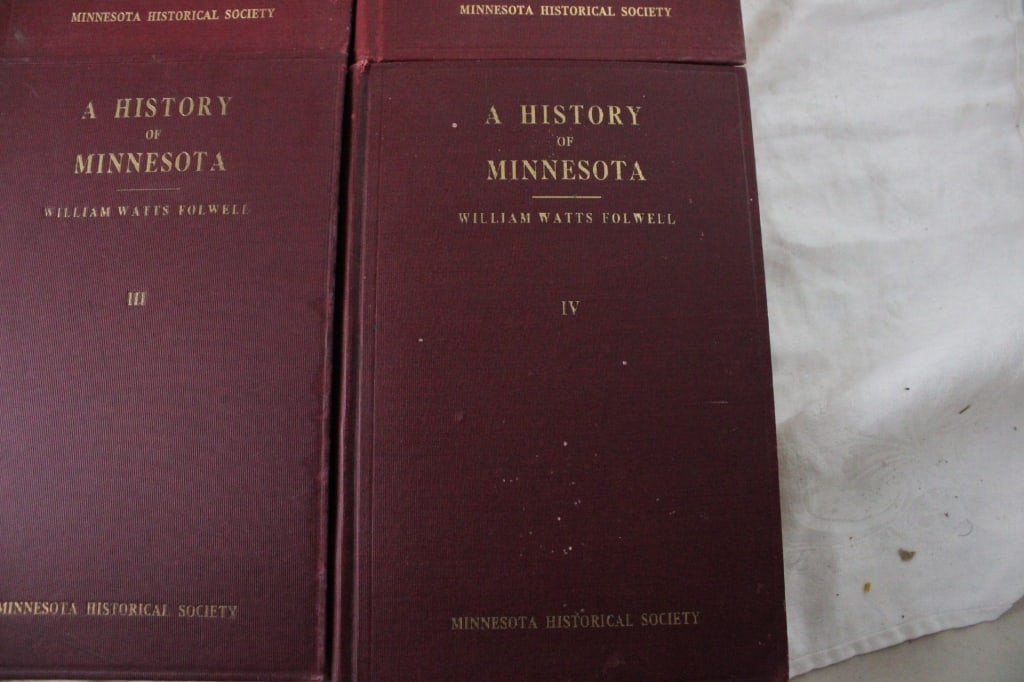 History of Minnesota Vol 1-4 WW Folwell Books - 5