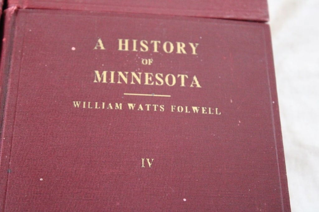 History of Minnesota Vol 1-4 WW Folwell Books - 9