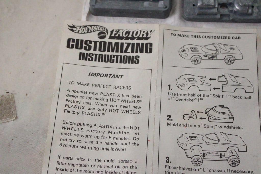 1969 Mattel Hot Wheel Factory Molds Complete Set - 2