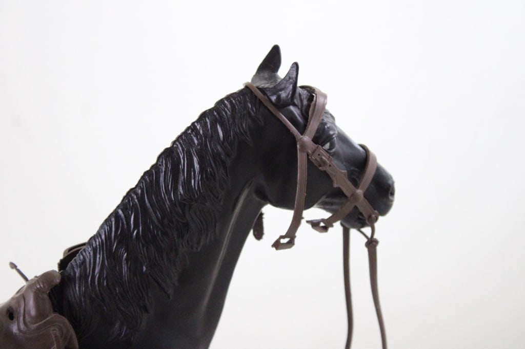 Johnny West Marx Thunderbolt Horse & Accessories - 8
