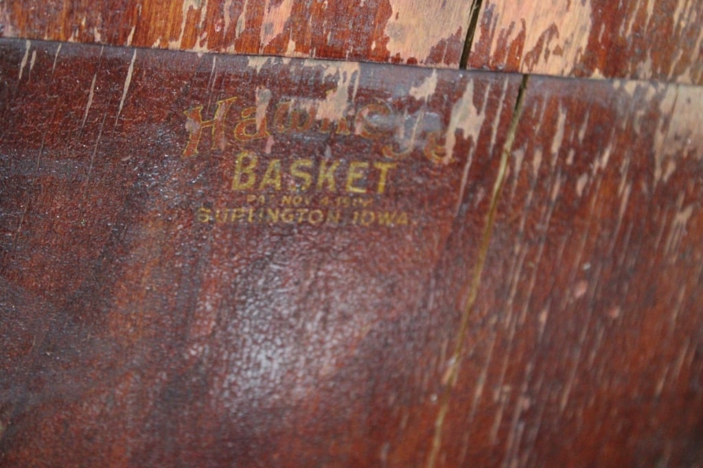 Hawkeye Refrigerator Wooden Wicker Picnic Basket - 9