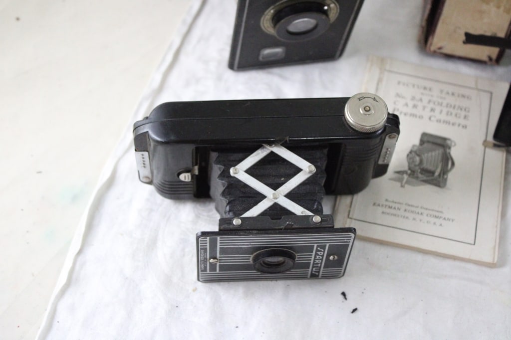 4 Antique Folding Cameras - 2