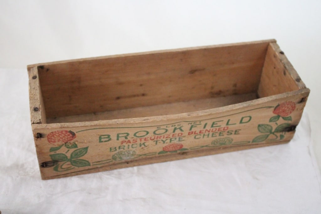 Adv Thermometer, Brass Bells, Wood Cheese Box - 17
