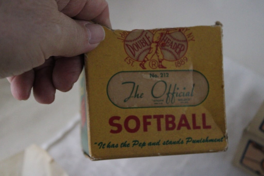 Adv Lot, Slinky, Official Double Header Softball - 6
