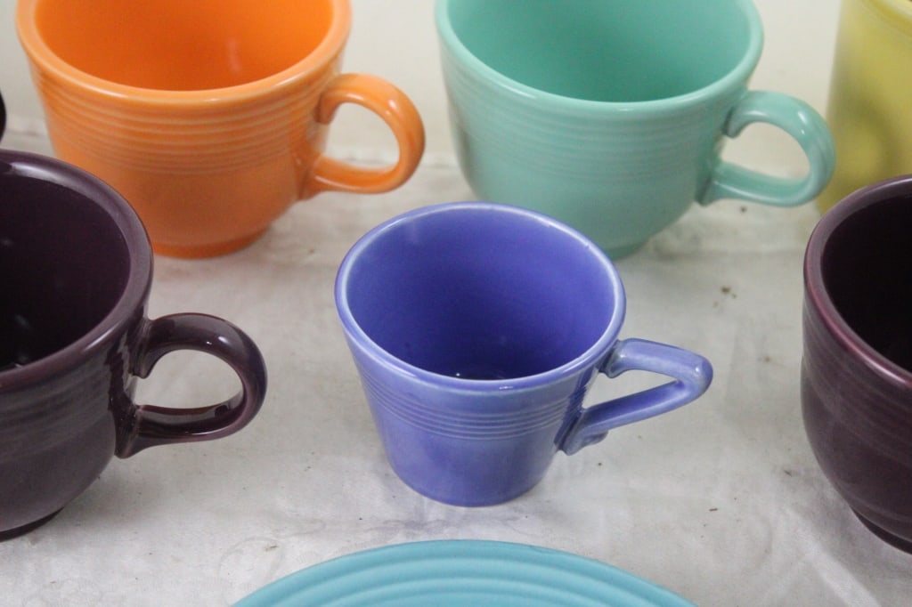 Fiesta Ware Plates, Bowls, Cups, Saucers, Mug - 13