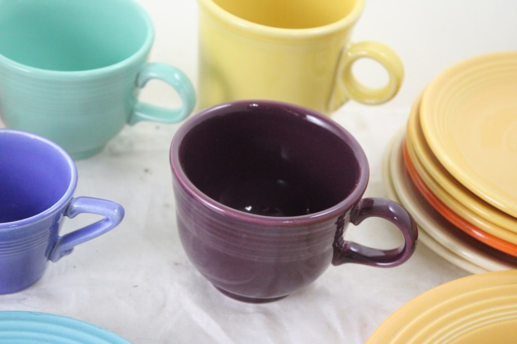 Fiesta Ware Plates, Bowls, Cups, Saucers, Mug - 14