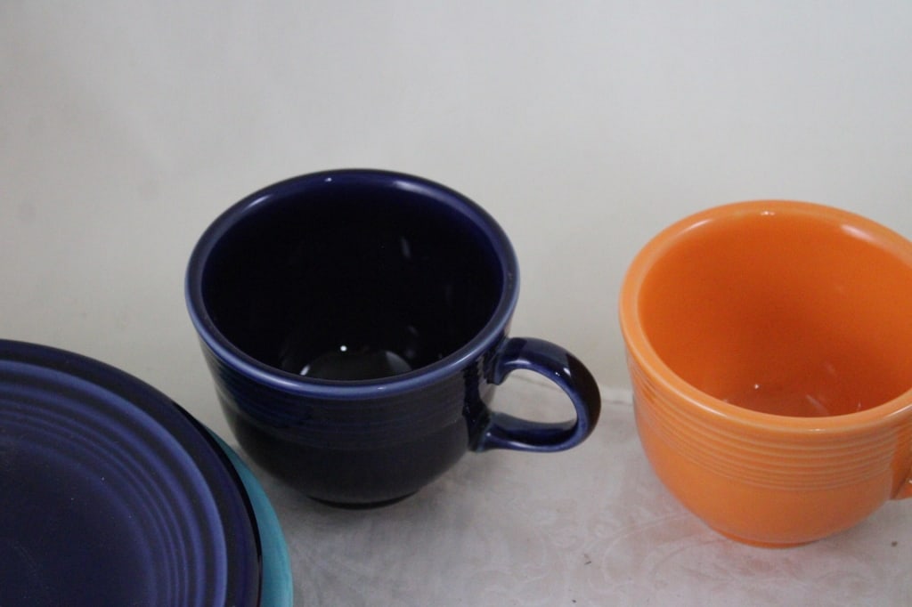 Fiesta Ware Plates, Bowls, Cups, Saucers, Mug - 16