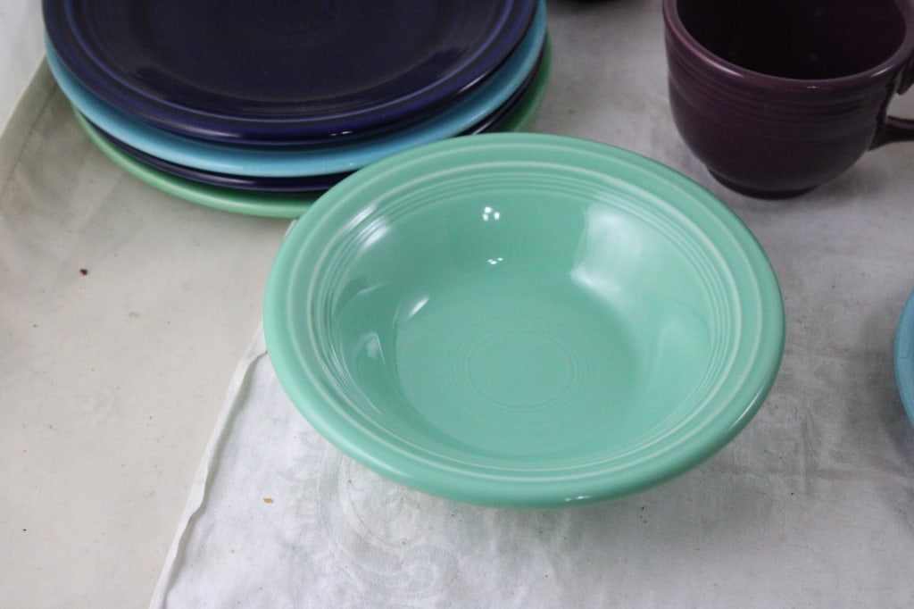 Fiesta Ware Plates, Bowls, Cups, Saucers, Mug - 4