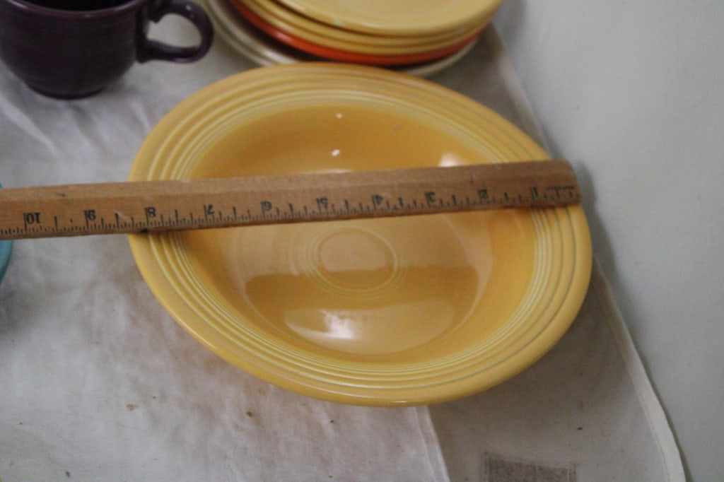 Fiesta Ware Plates, Bowls, Cups, Saucers, Mug - 6