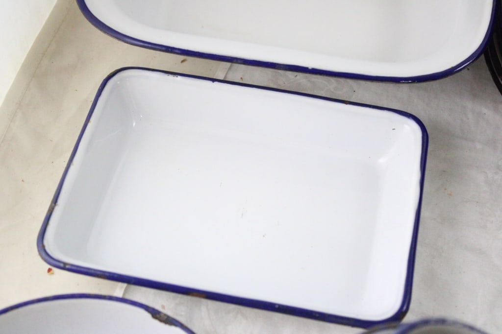 Assorted Enamelware Plates & Cups - 5